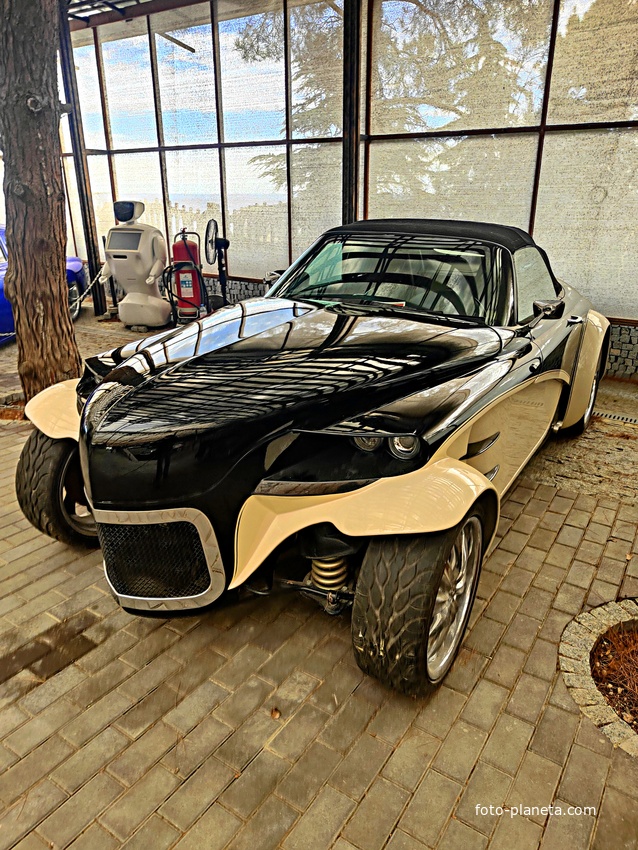 Музей автомобильного искусства. Модель Shark (Акула). За основу дизайна взяли ГАЗ-М-20 (Победа), а донором послужи Mercedes (победитель всех выставок).