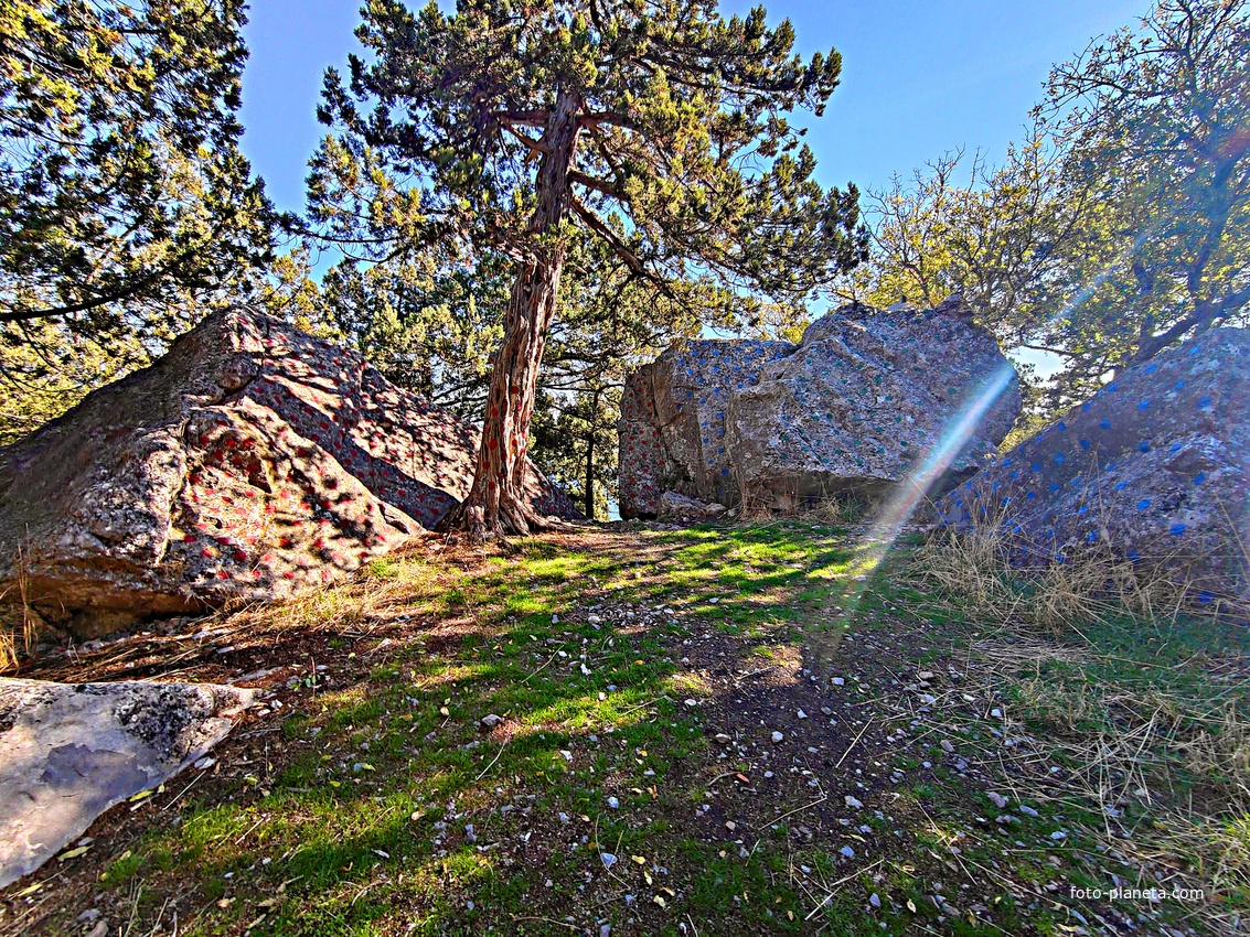 На горе Урьянда (Крестовая).