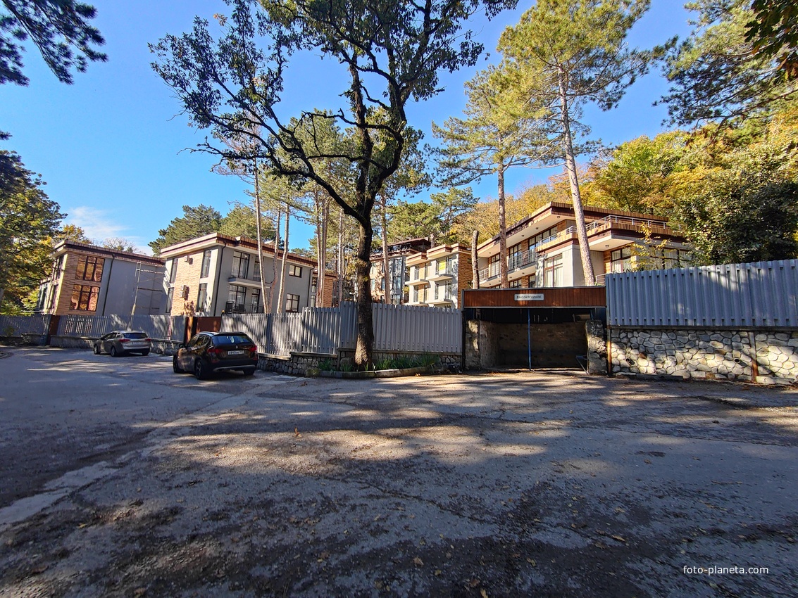 Улица Лесная в посёлке.