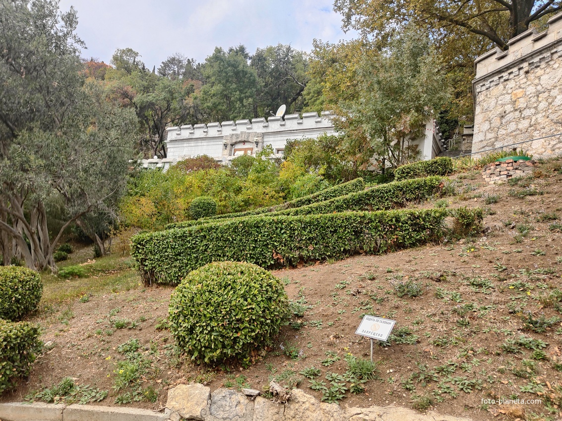 Архитектурно-парковый комплекс Юсуповского дворца в посёлке Кореиз. Площадь парка — около 16 га, создан известным ландшафтным дизайнером Карлом Кебахом и директором императорского ботанического сада Николаем Гартвисом в 1820-х гг.