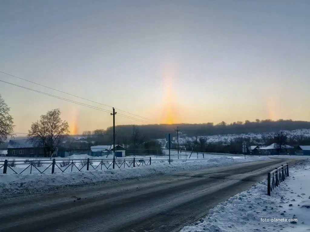 Солнечное гало Архангельское 10.02.26