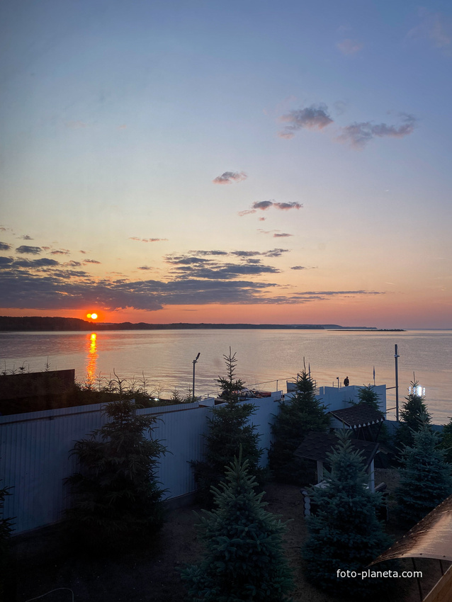 Закат на р.Волга