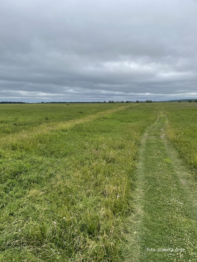 Новая дорога отклонилась от старой дороги