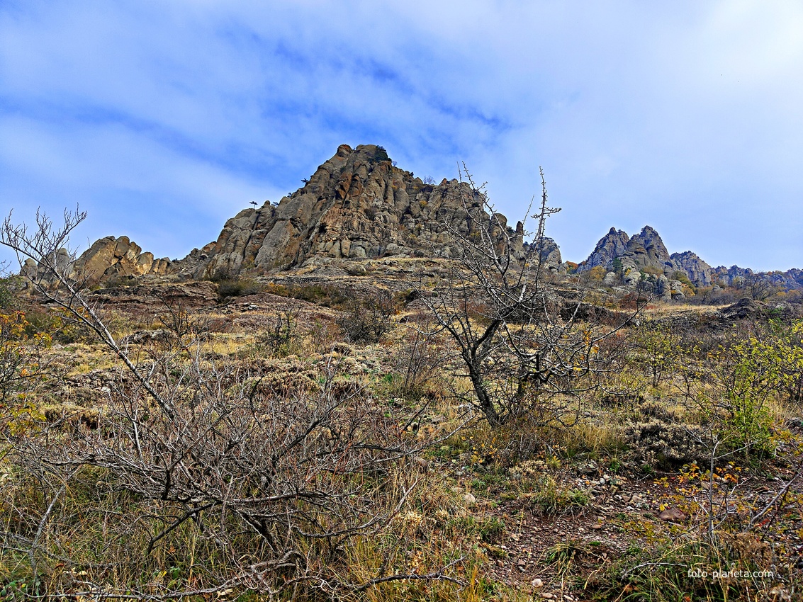 На склоне горы Южная Демерджи.