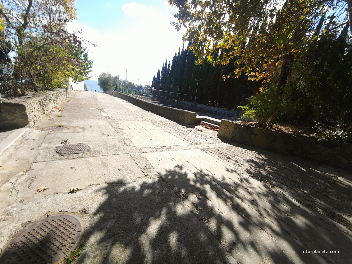 Волейбольная площадка СОСЛ МЭИ "Алушта".