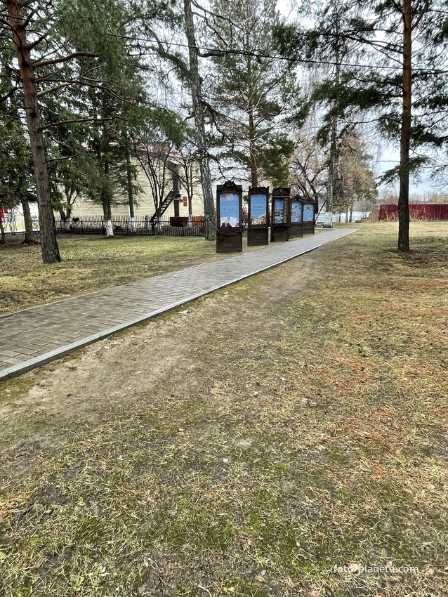 Пресс-стенды около музея имени А.В. Давыдова
