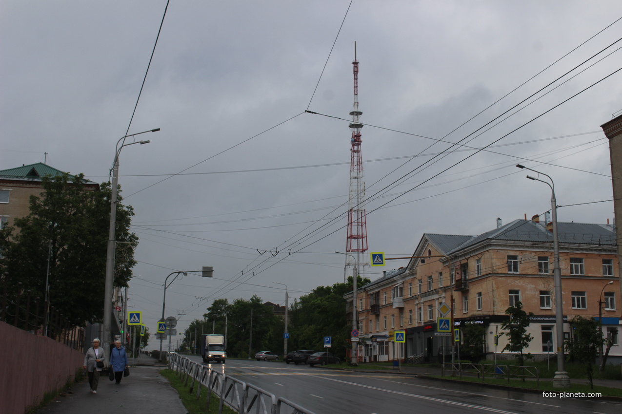 Телевышка (высота 196 метров).