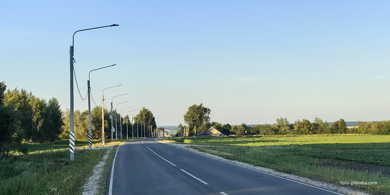 Челпаново. Заезд со стороны Мичурино , Чамзинка