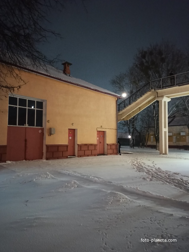 Пешеходный жд мост