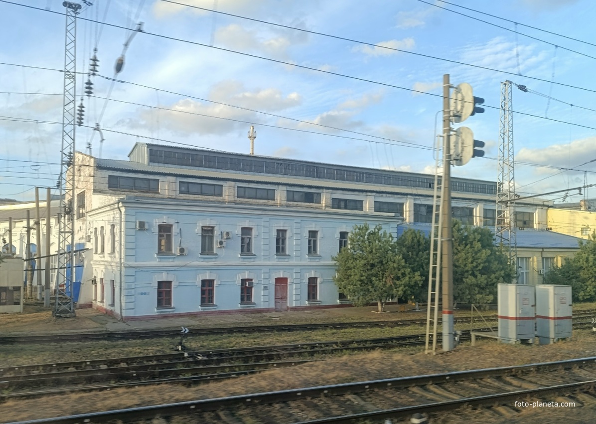 Железнодорожная станция Кавказская.