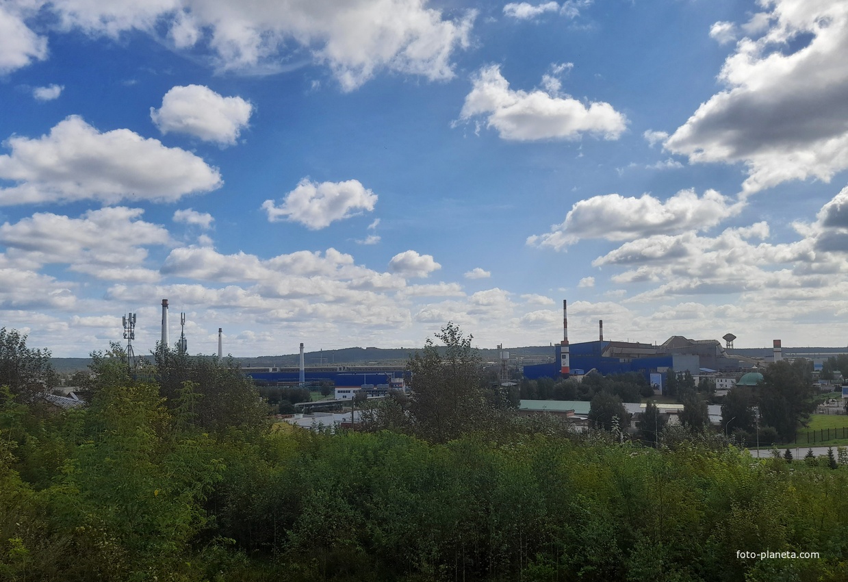 Вид на Северский турбный завод