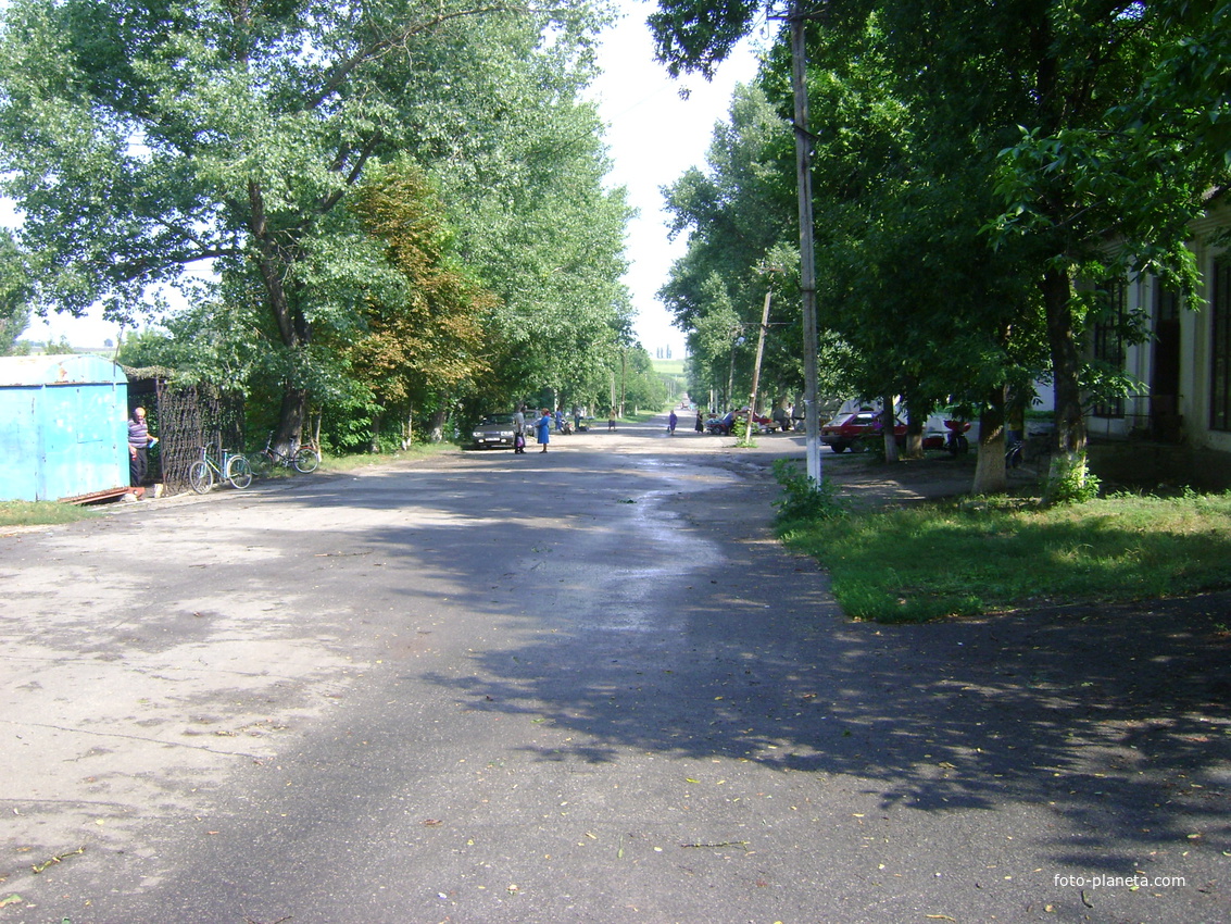 Центральная улица Озер.