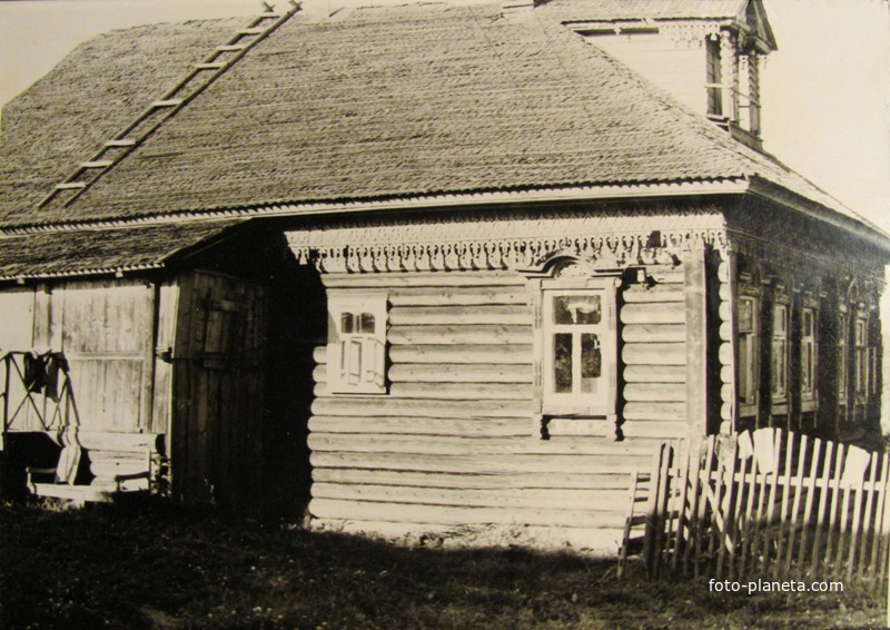 дом жителя д.Шишкино постройки 1911 года, снимок 1972 года
