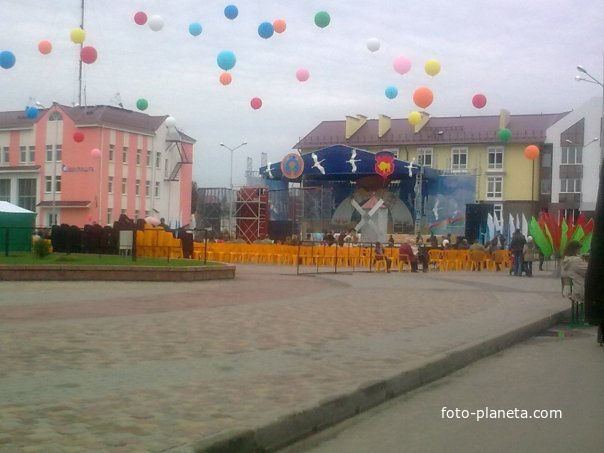 дожинки на центральной площади