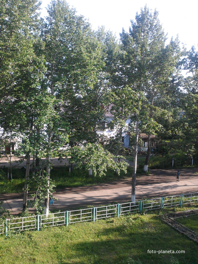 вид с окна школы