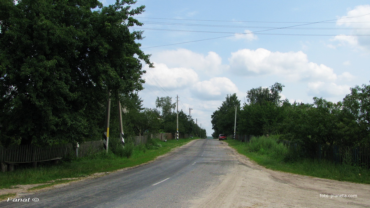 Ул. Ленинская ( в народе Старое Село), вид со стороны д. Вишеньки