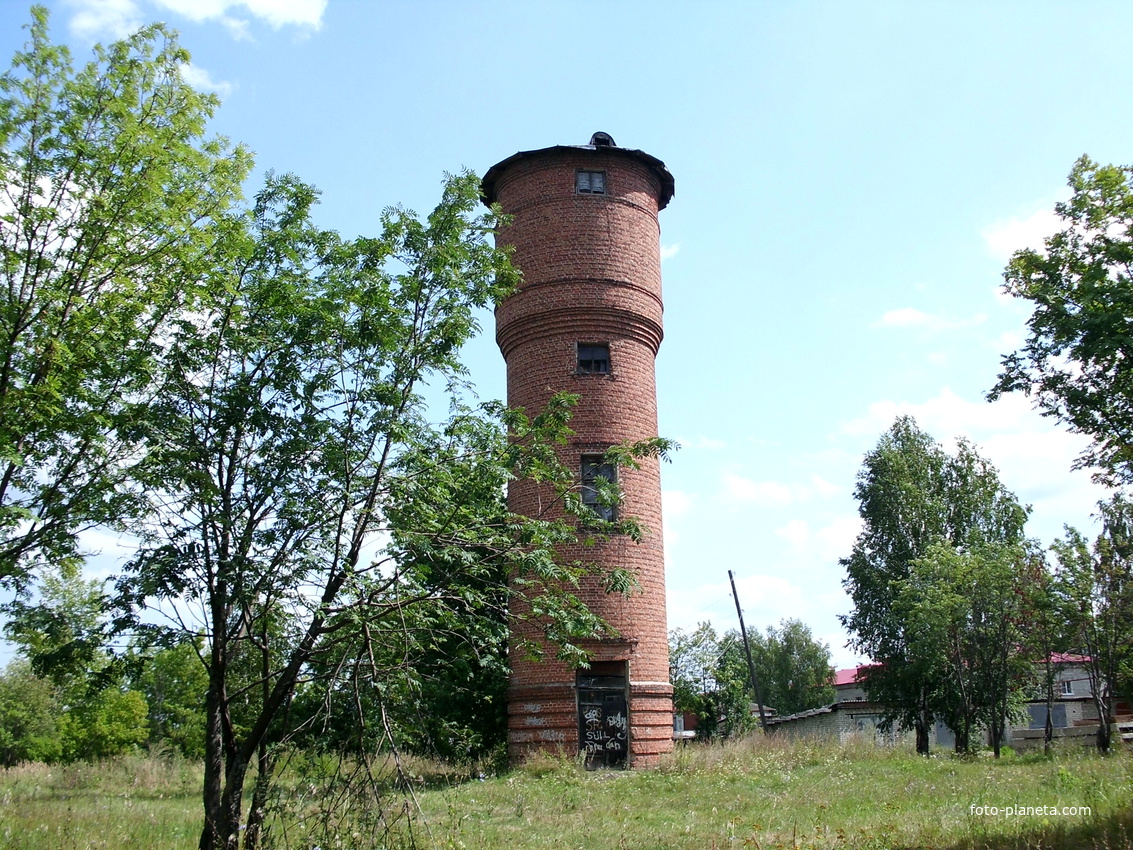 водонапорная башня на улице Малиновского