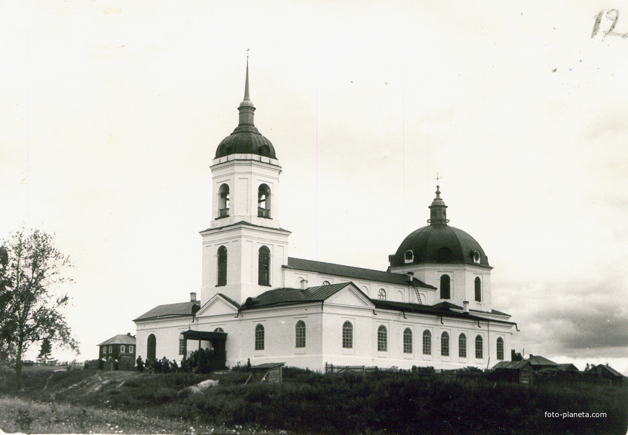 село Верходворье. Покровская церковь. 1912 год.