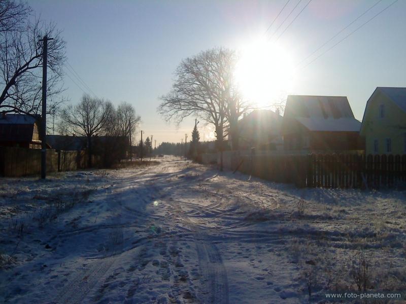 Деревня Новосильцего (ФОТО с конца деревни)