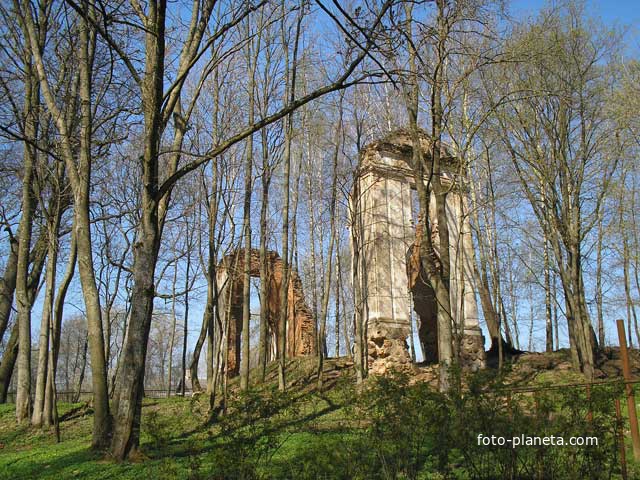 Развалины замка Тышкевичей