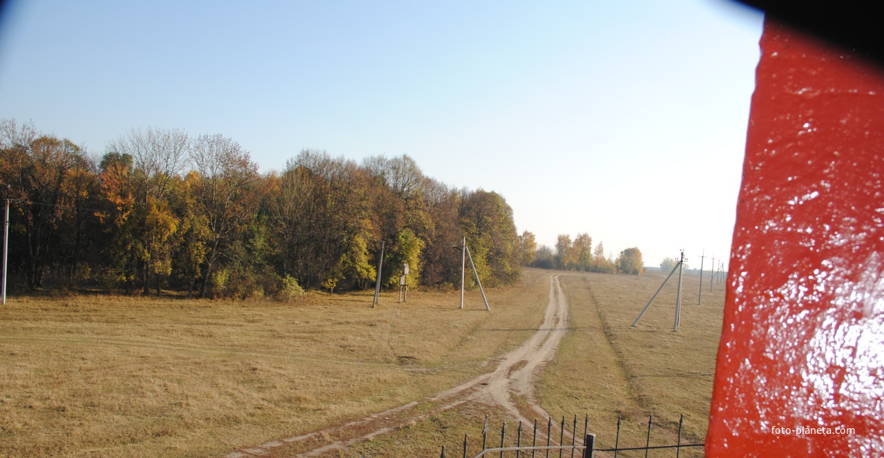 вид с кургана...