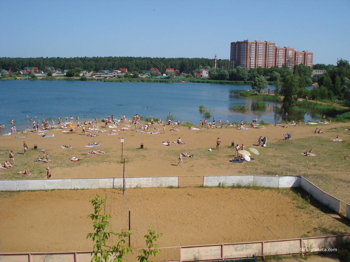 Пляж в коренево
