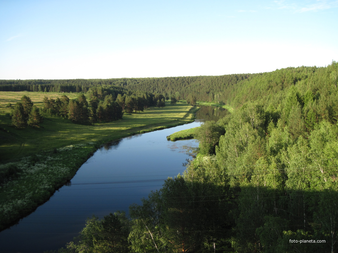 река Реж близ Катышки (ОП 147 км)