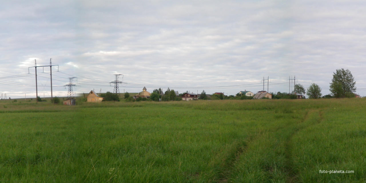 Панорама посёлка Алакюля, лето 2011