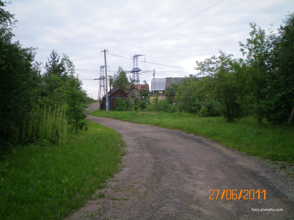 Улица &quot;Речная&quot; в посёлке Алакюля