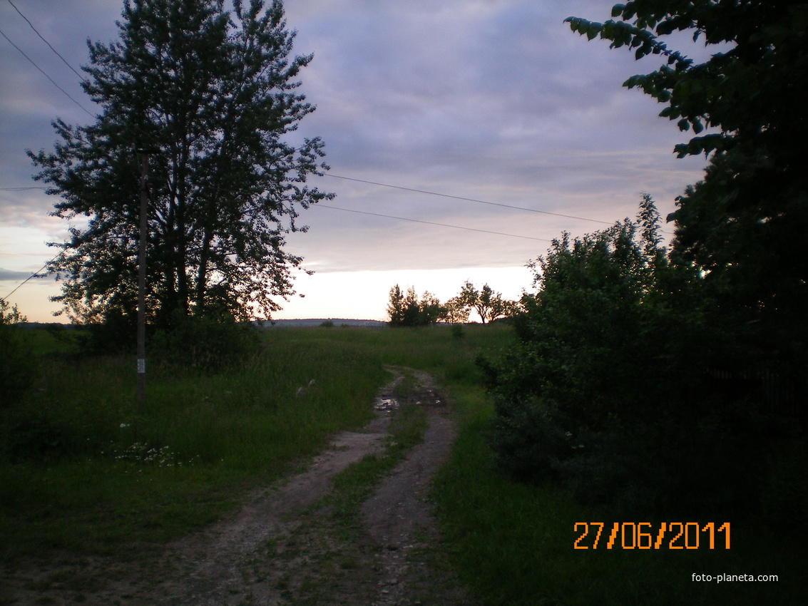 Улица &quot;Речная&quot; в посёлке Алакюля