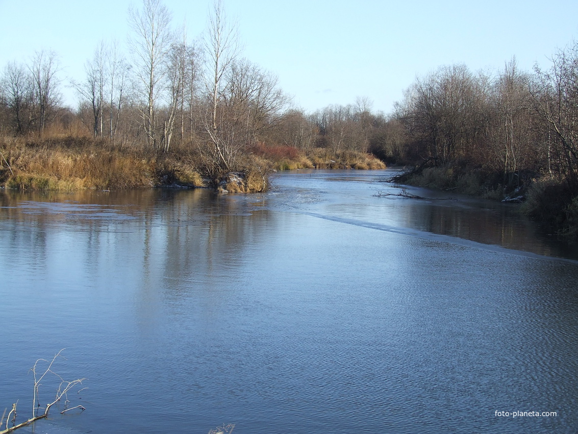 р. Рудка. Поздняя осень.