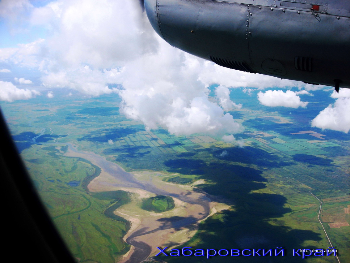 Окрестности Амурска с высоты