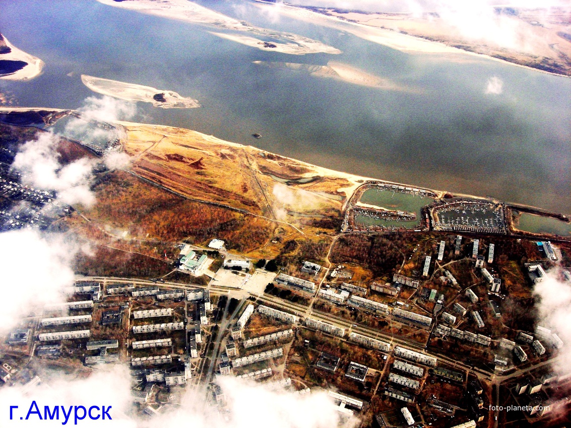 Амурск с самолета