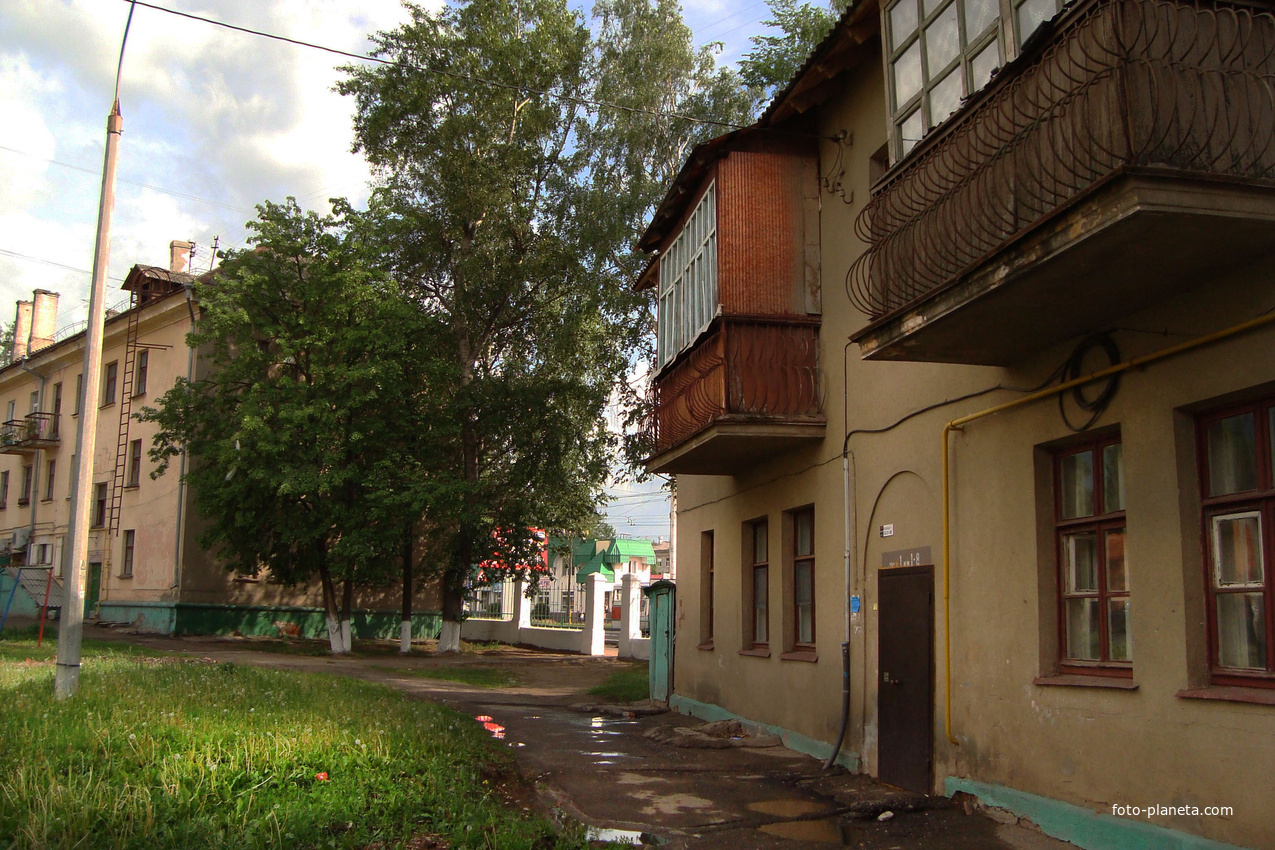 старые дома на ул. Калинина