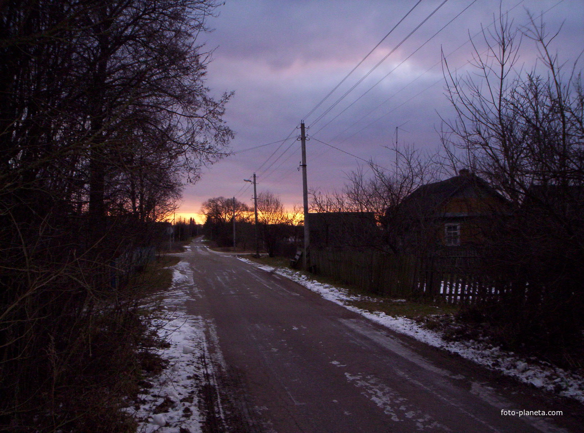 Зимнее утро в Еськовке