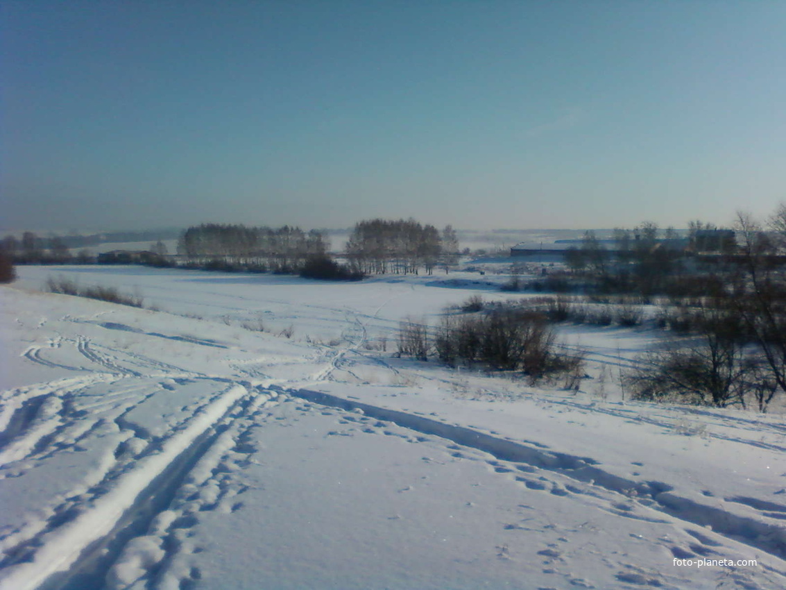 зима 2012. озеро Новое