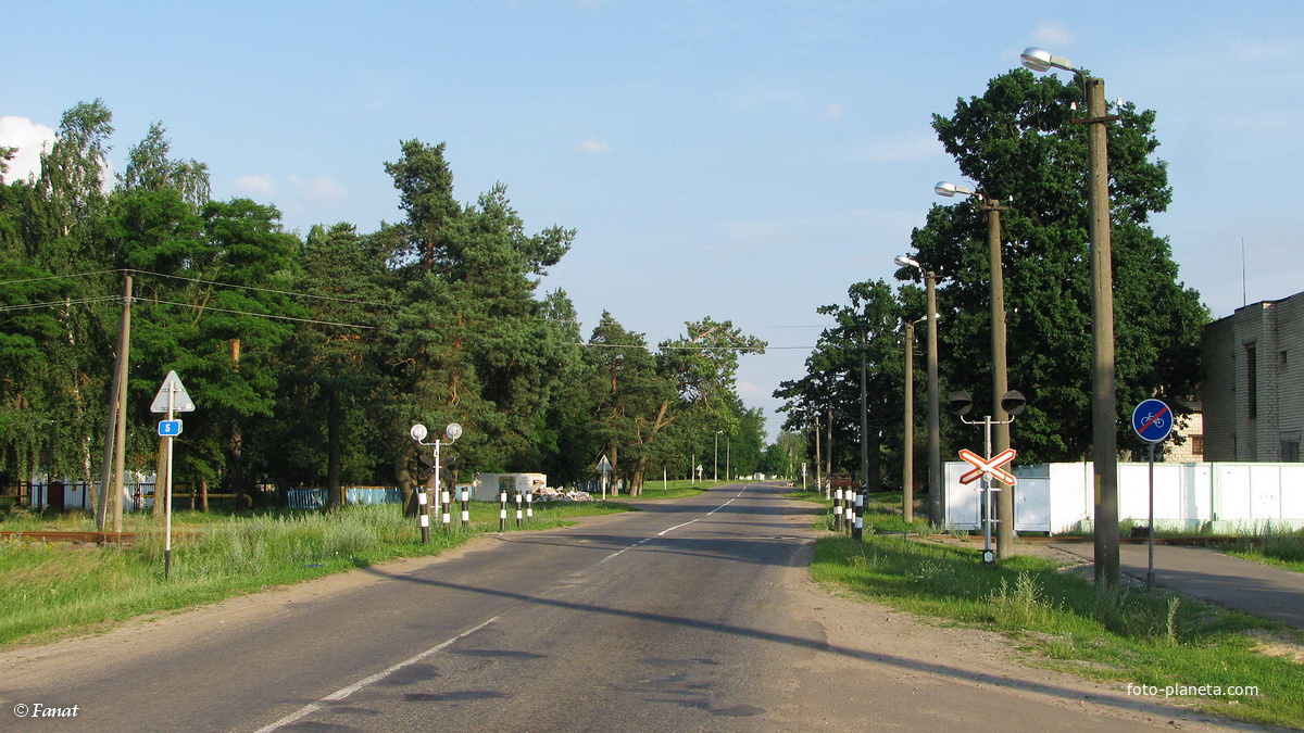 Улица Подольская, вид со стороны д. Антоновка