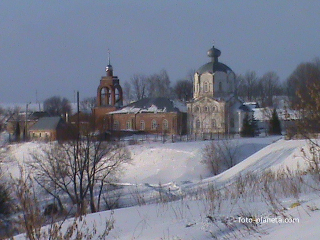 с.Новокрасивое вид на церковь зима 2011 год