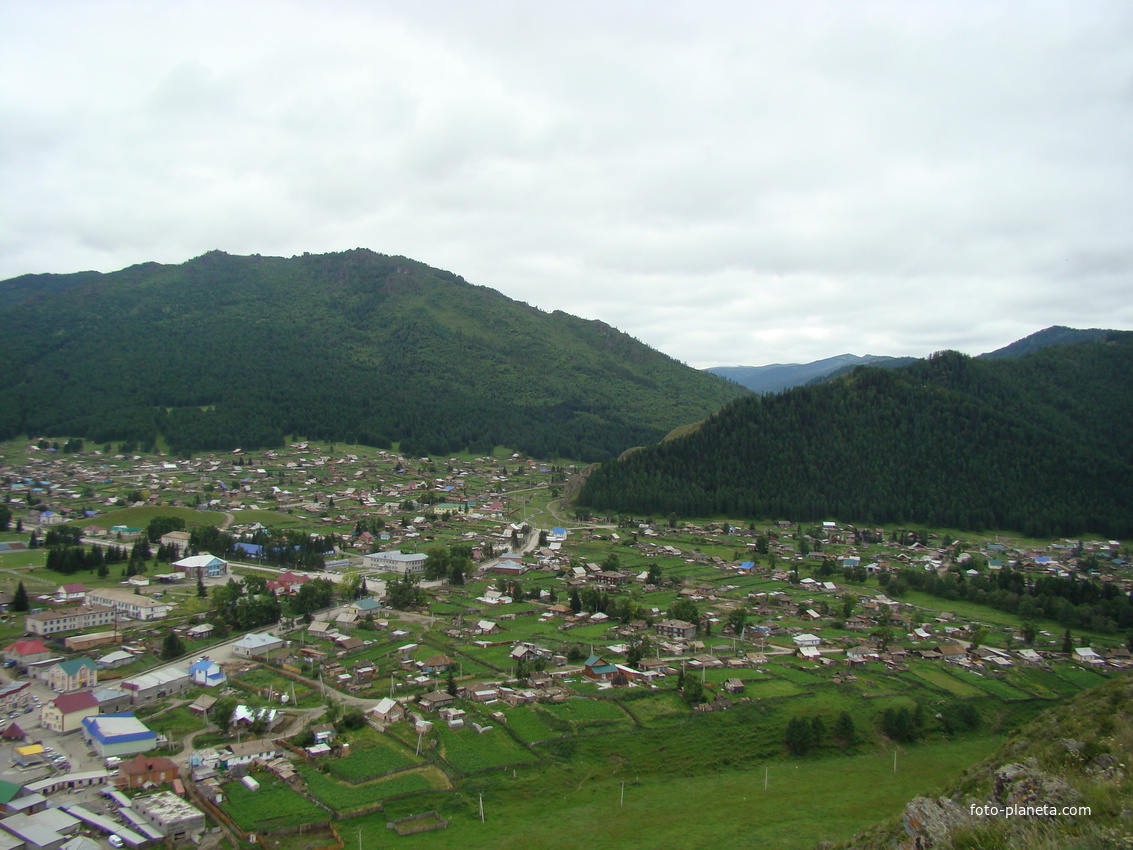 Усть-Кан, центральная часть села