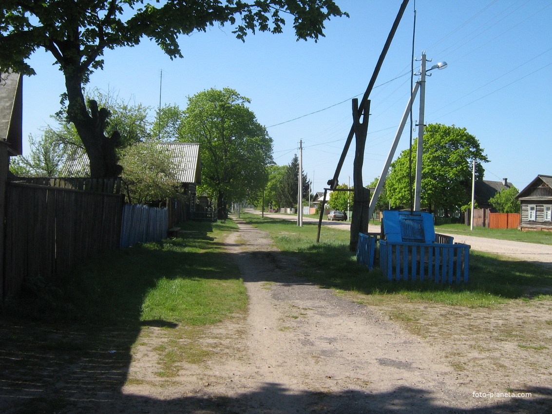 На въезде в Абакумы со стороны Гомеля