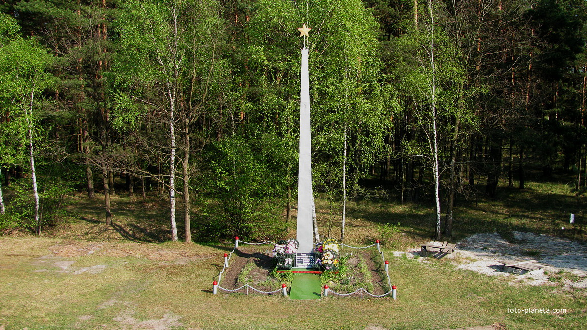Памятник погибшему экипажу самолета во время ВОВ ( в 3-х км от города) установлен в 1975г.