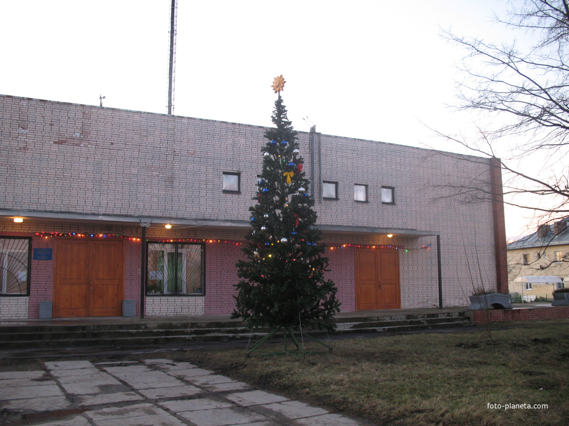 Елка у ДК (декабрь 2011)