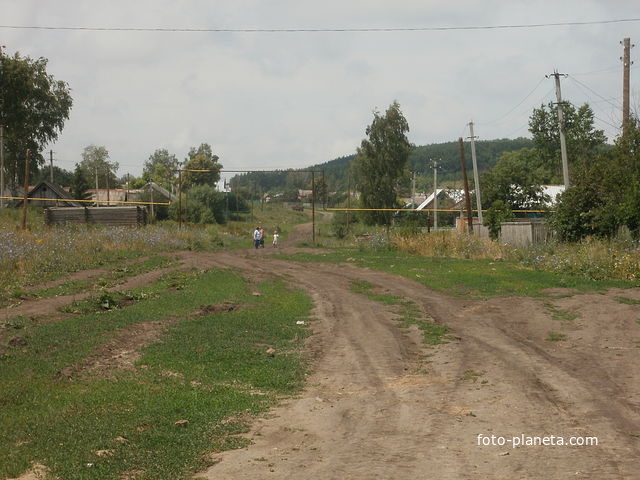 Улица Октябрьская села Шейно