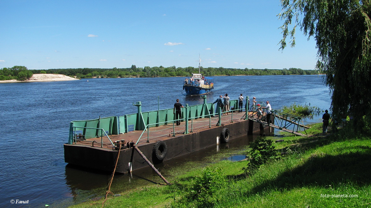 Причал, река Припять