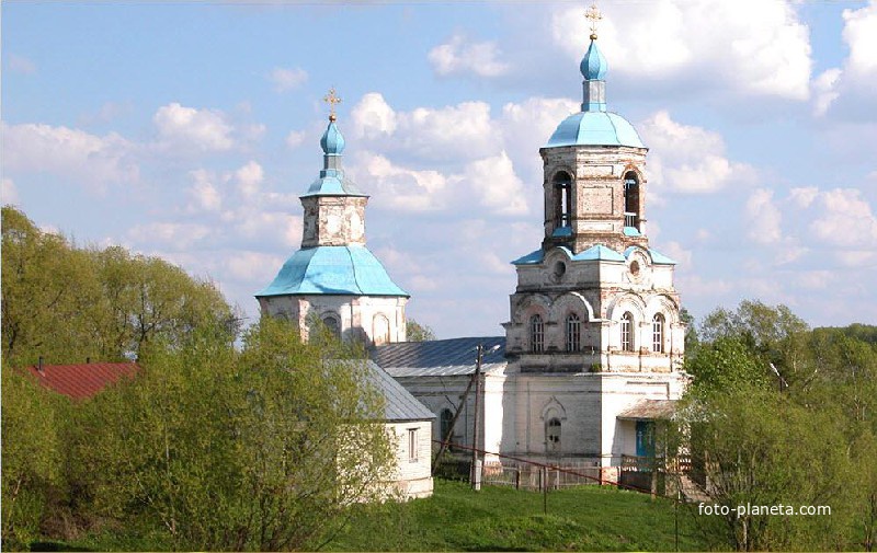 с.Никольская Пёстровка. Храм Преображения Господня (1752 г.)