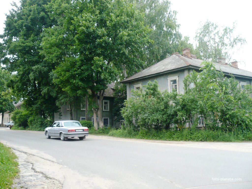 Старые дома на ул.Крупской