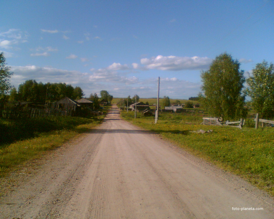 Дорога по селу