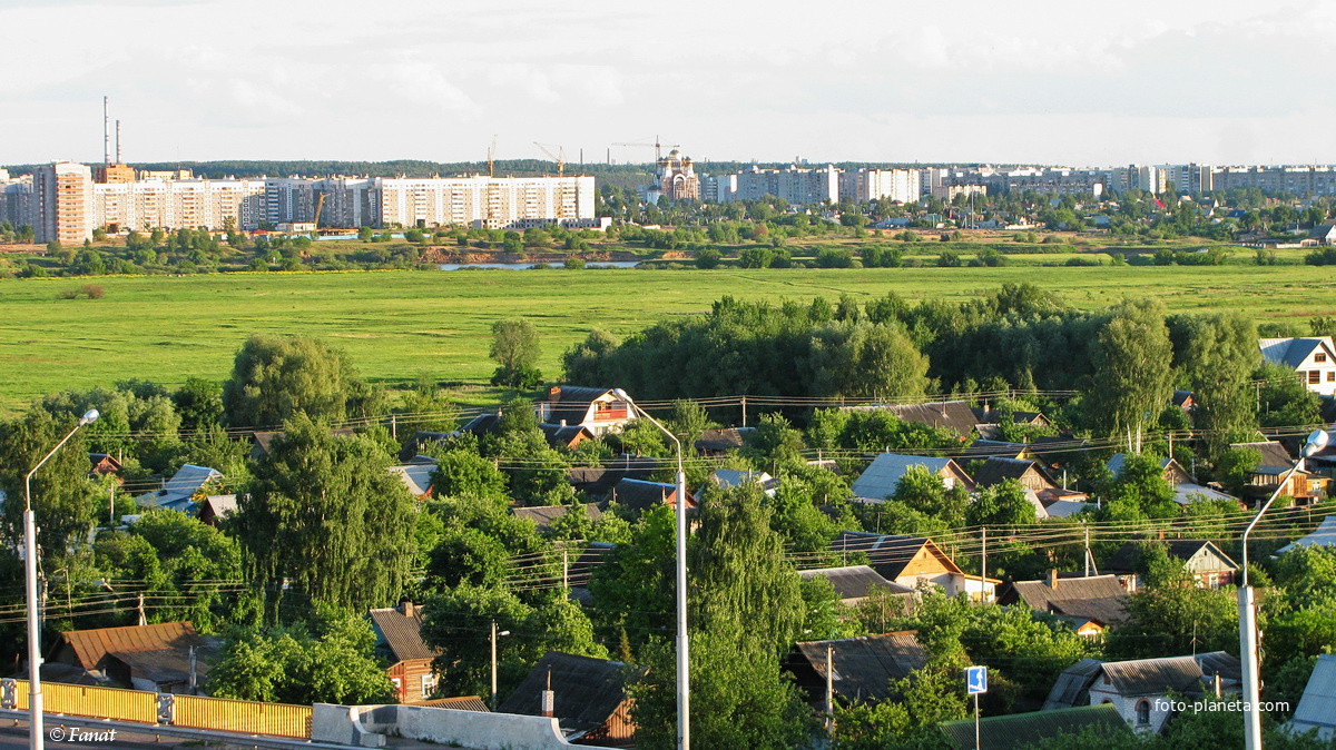 Вид на город с Днепровского бульвара