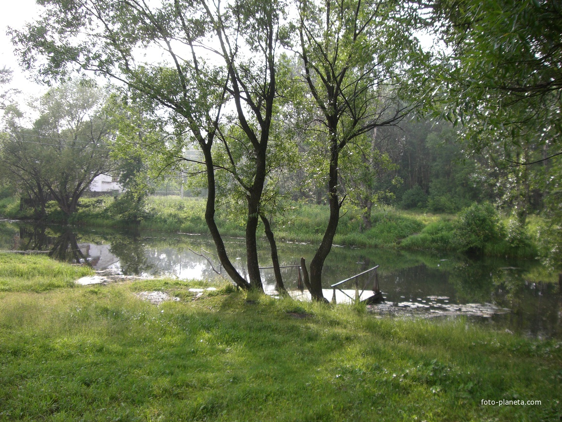 Река унжа (около фабричного моста)