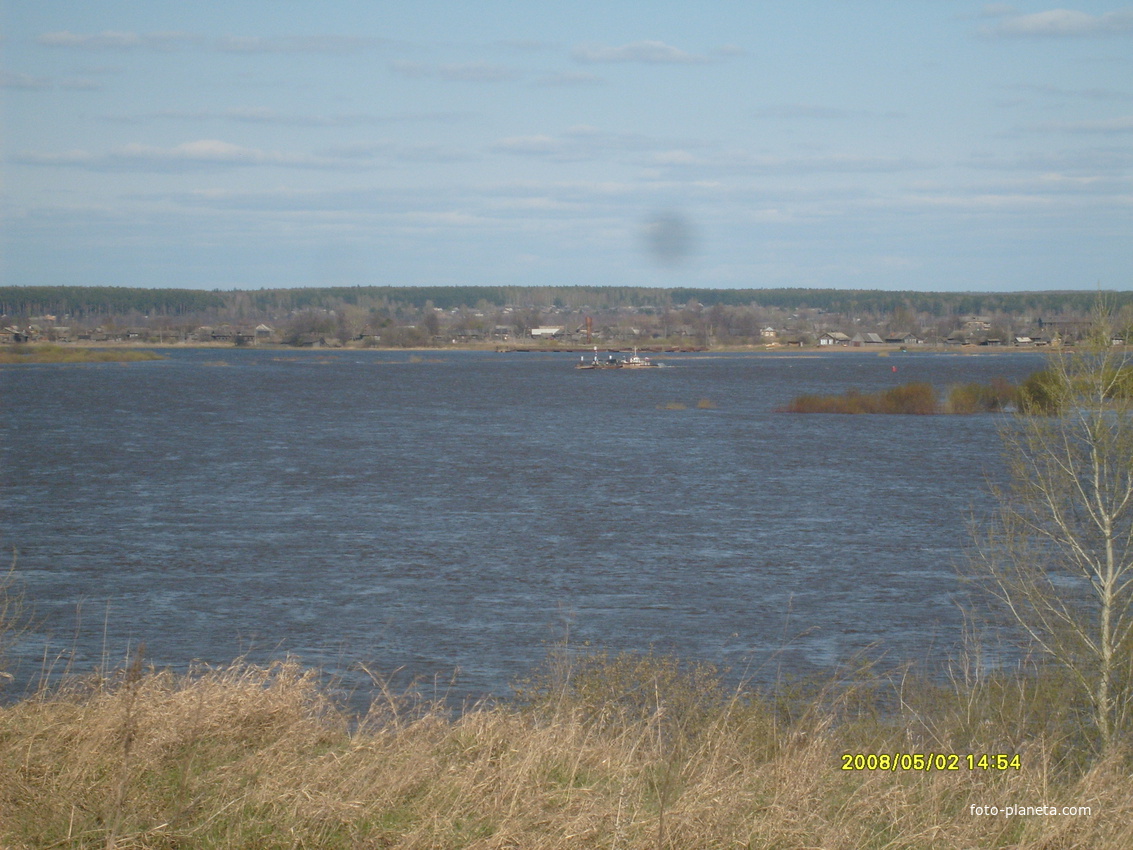 Весення вятка (вид с Новой улицы на Ахмат)